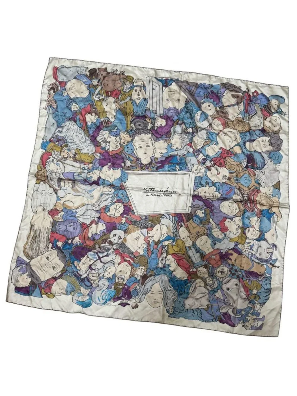 Hermes Carre 90 Metamorphose Scarf Silk